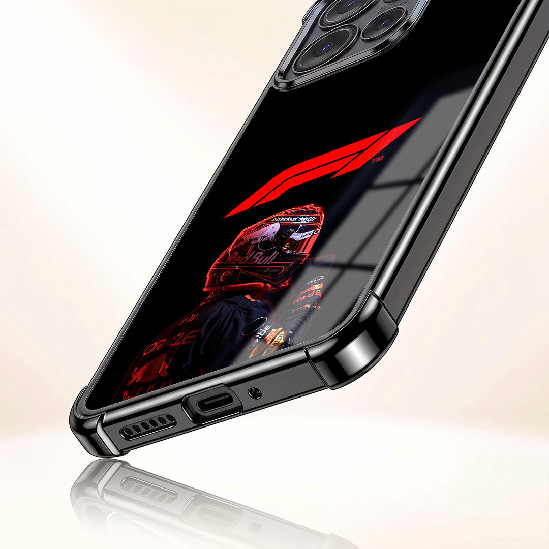 Motorola Edge 50 5G F1 Rider Black Airbags Printed Back Case
