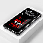 Nothing Phone 3a 5G Don't Touch My Phone Black Airbags Printed Back Case