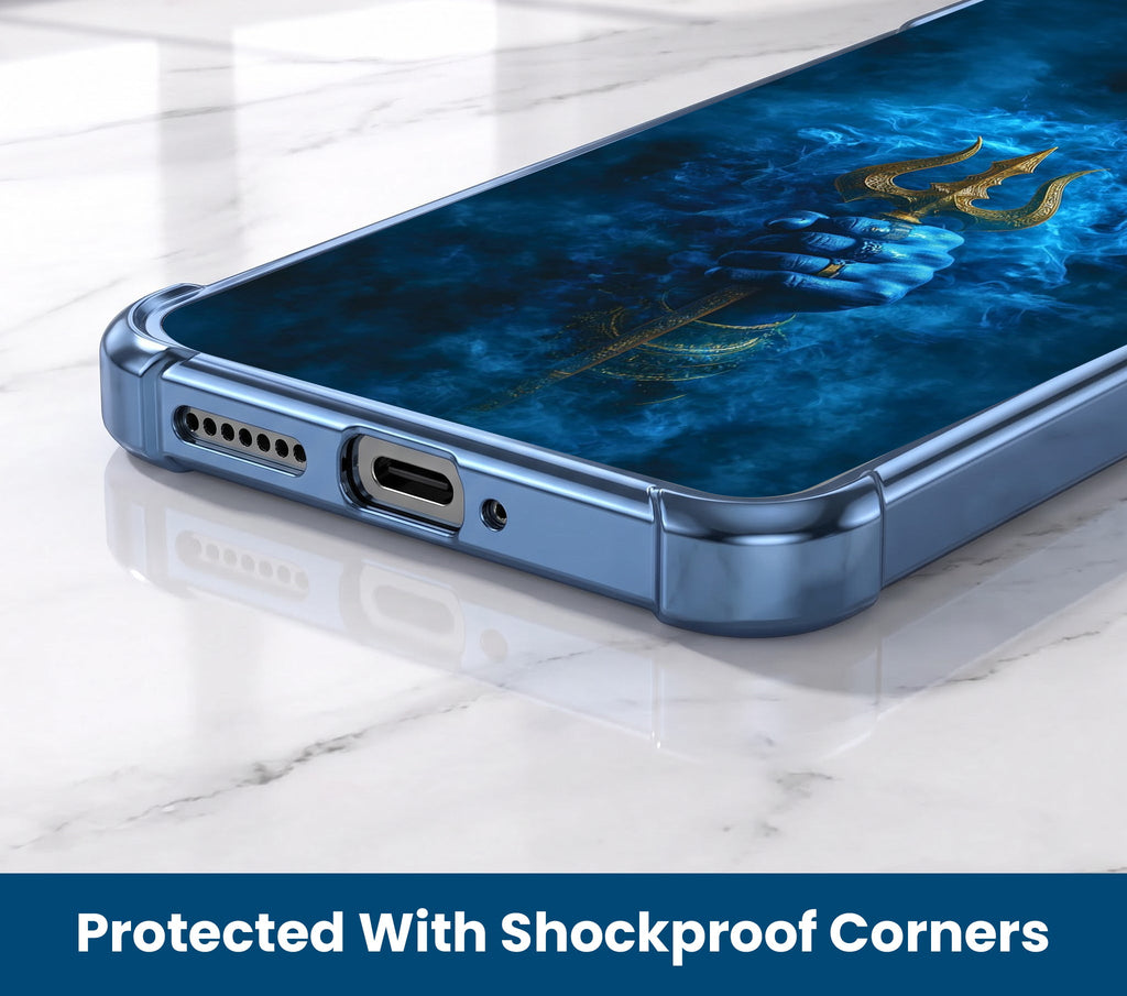 One Plus Nord 4 5G Premium Shiv Trishul Blue Airbags Printed Back Case
