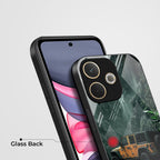 Oppo A5 Pro 5G Premium Acrylic Shockproof Glass Back Case (Jeep Case)