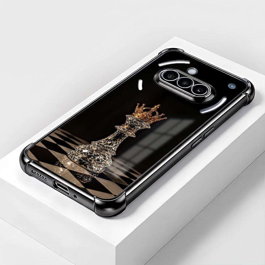 Nothing Phone 3a 5G Chess King Black Airbags Printed Back Case