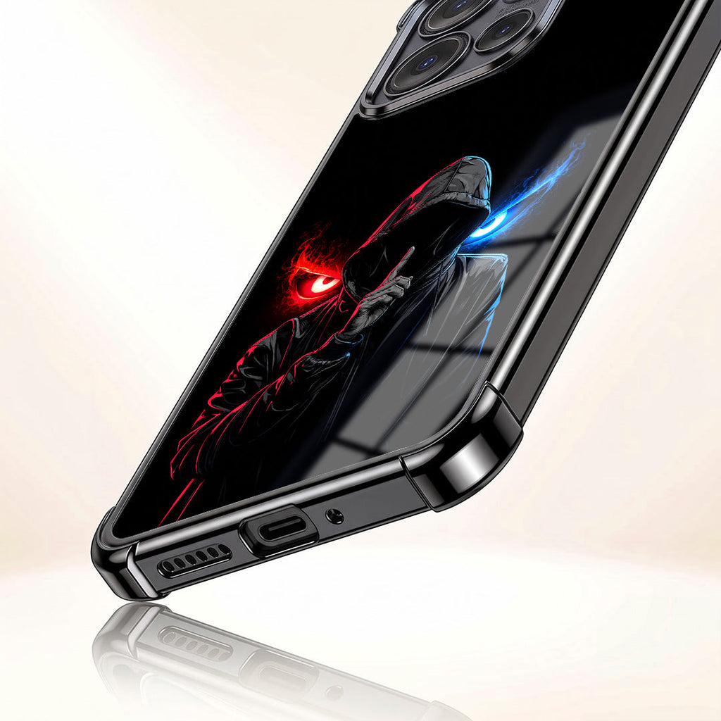 Motorola Edge 50 Neo 5G Hooded Shadow Demon Black Airbags Printed Back Case