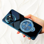 Vivo T3x 5G Electroplating Reflective Fidget Rotating Back Case