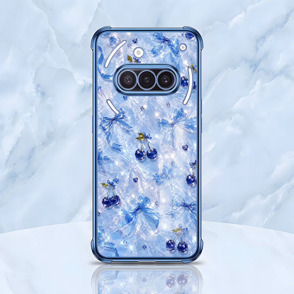 Nothing Phone 3a 5G Blue Cherry Blue Airbags Printed Back Case