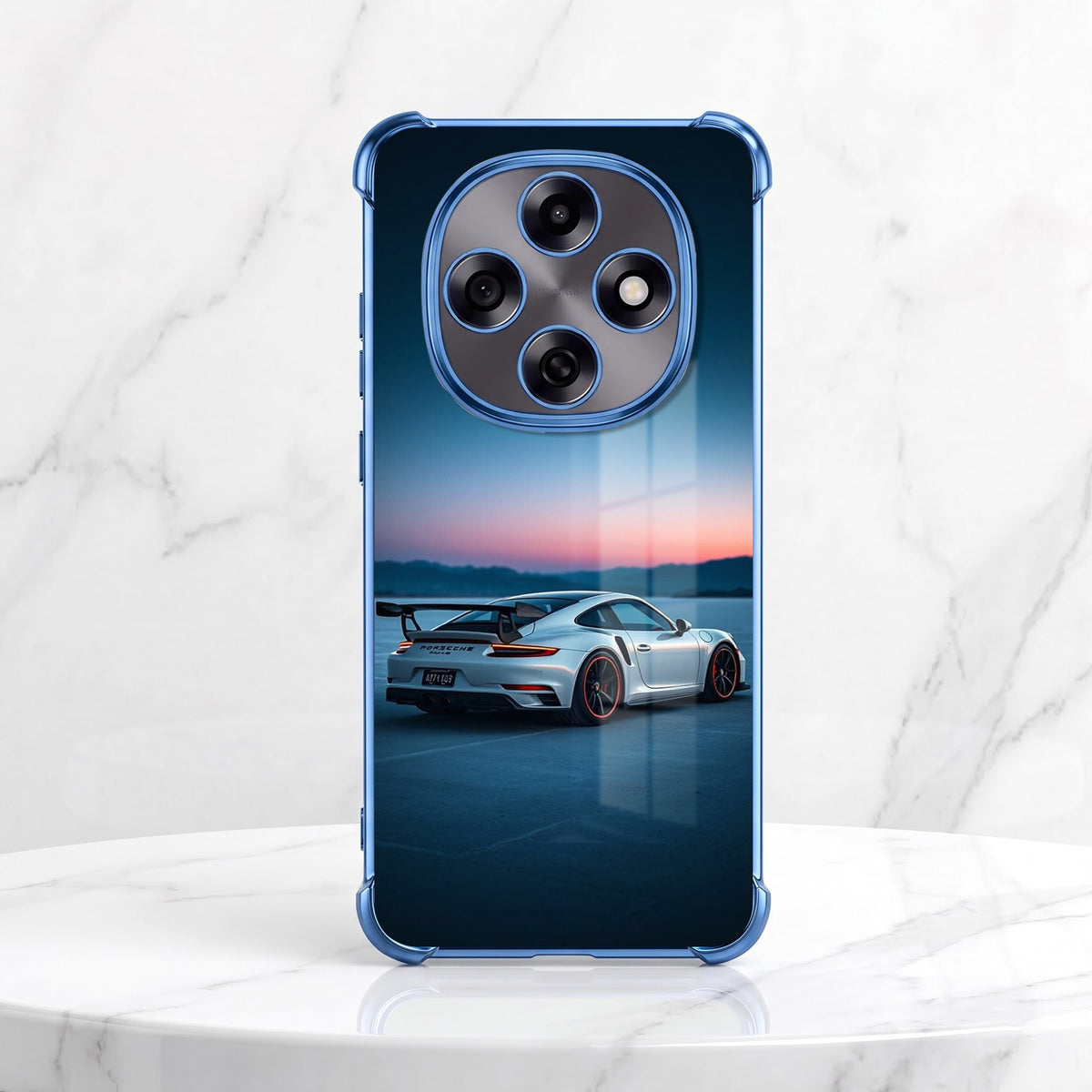 Oppo F31 Pro 5G Porsche Blue Airbags Printed Back Case