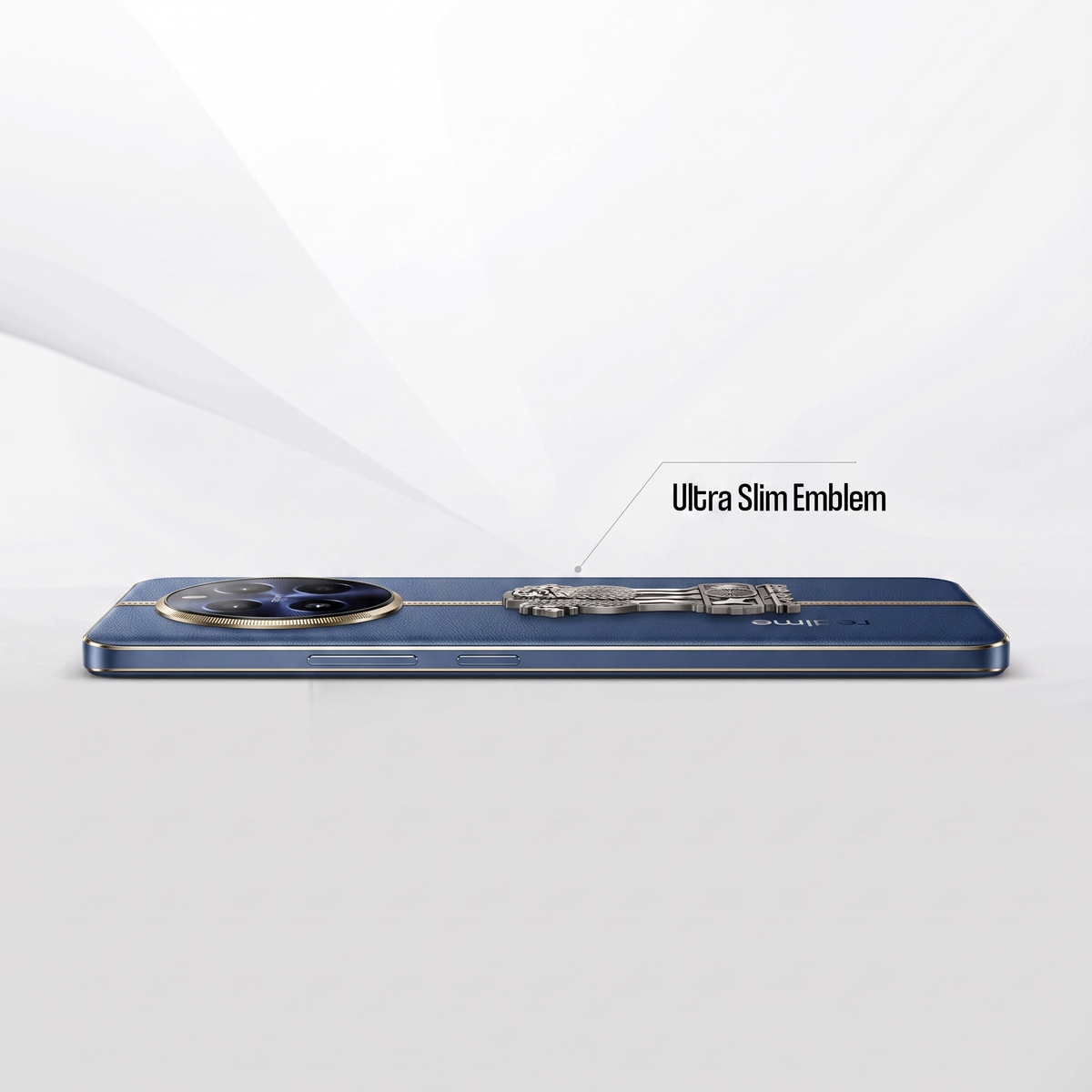 Realme 12 Pro+ 5G Compatible Satyamev Jayate 3D Metal Emblem Sticker