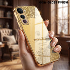 Vivo Y400 Pro 5G Rolex Crown Gold Electroplated Glass Phone Back Case