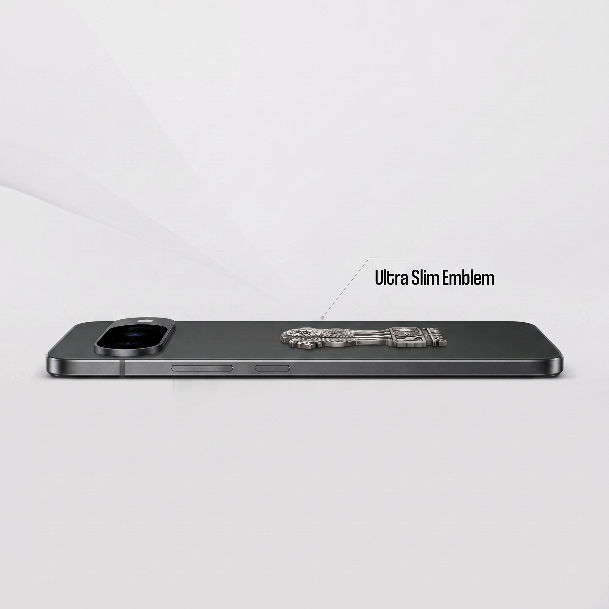 Google Pixel 10 5G Compatible Satyamev Jayate 3D Metal Emblem Sticker