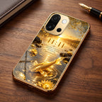 OnePlus 13s 5G 11:11 Manifestation Gold Electroplated Glass Phone Back Case