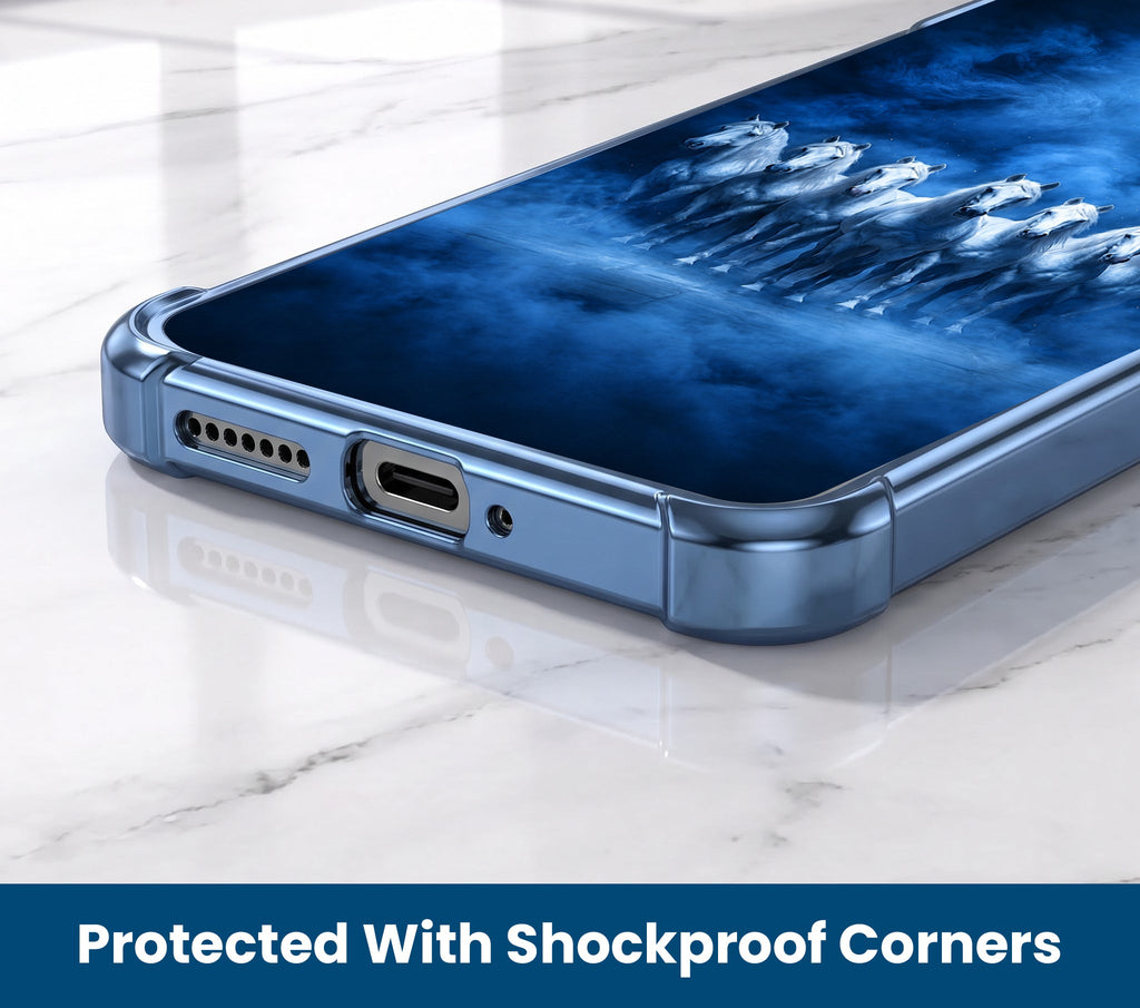 Motorola Edge 60 Pro 5G Running Horses Airbags Printed Back Case
