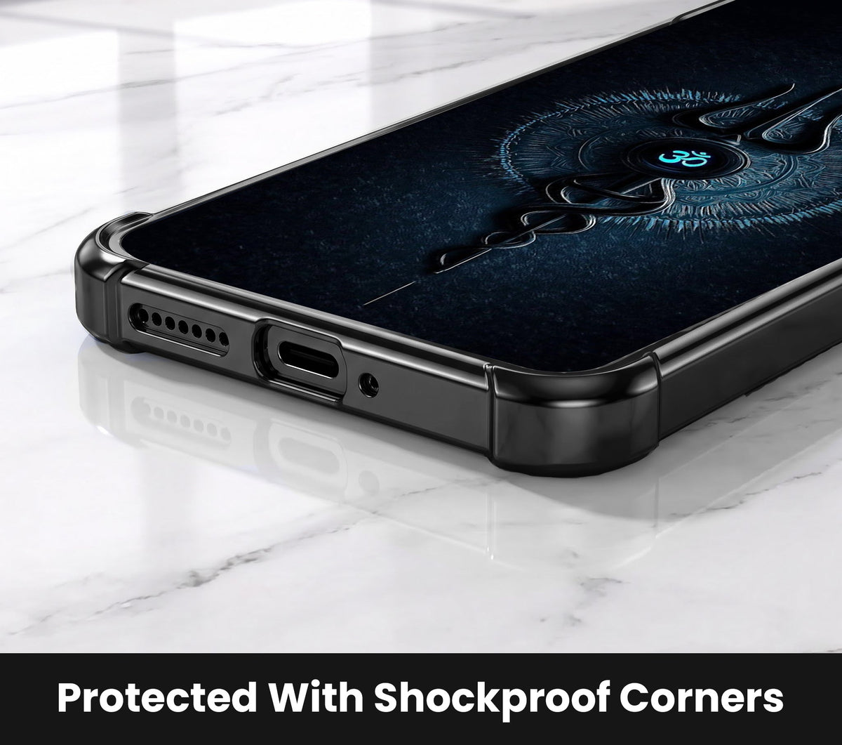 One Plus Nord 4 5G Shiva Aura Black Airbags Printed Back Case