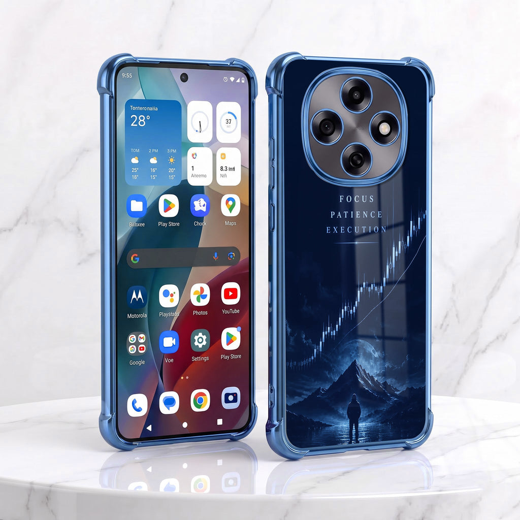 Oppo F31 Pro 5G Focus Blue Airbags Printed Back Case