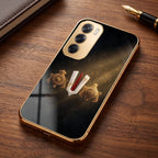 Oppo Reno 12 Pro 5G Royal Heritage Edition Gold Electroplated Glass Phone Back Case
