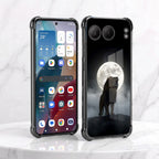 One Plus Nord 4 5G Lunar Wolf Black Airbags Printed Back Case