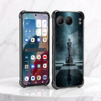 One Plus Nord 4 5G Checkmate Black Airbags Printed Back Case