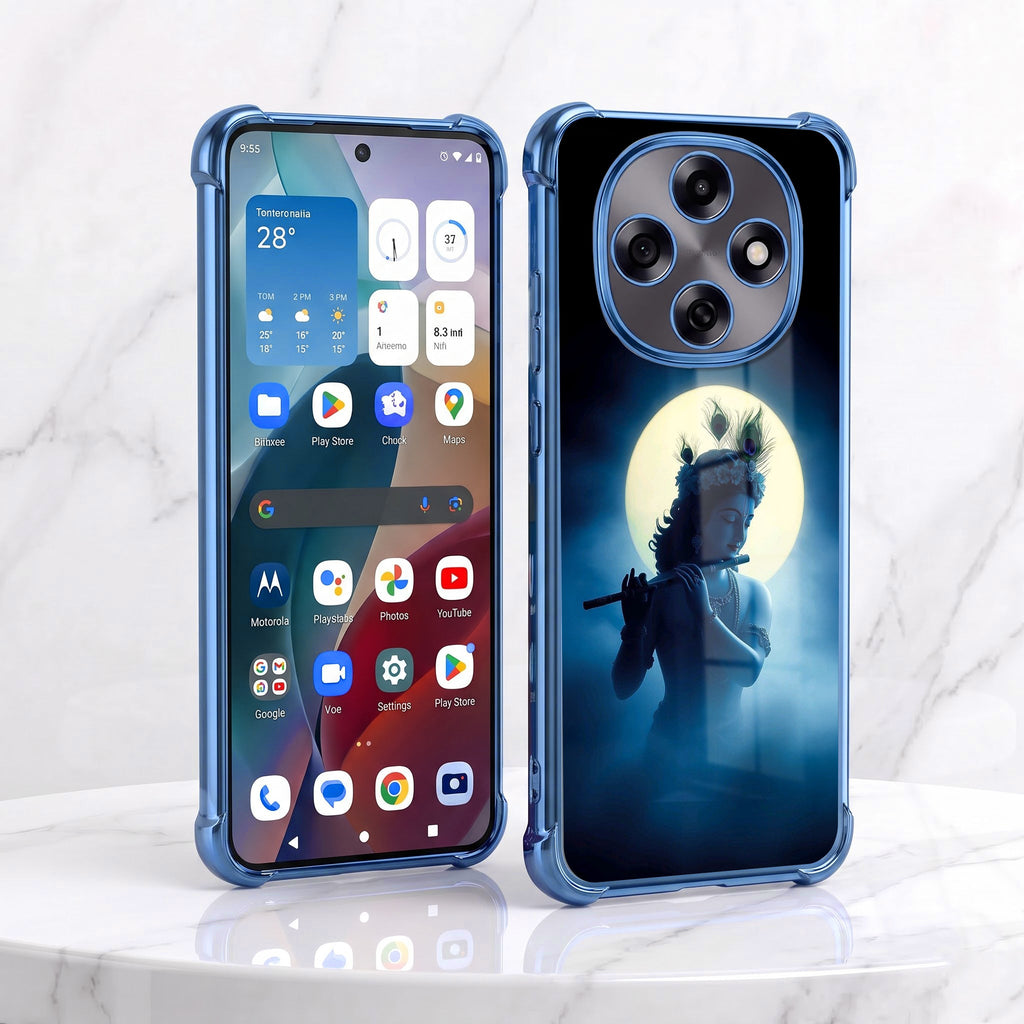 Oppo F31 Pro 5G Midnight Krishna Blue Airbags Printed Back Case