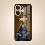 Vivo V60e 5G Lord Shiva Gold Electroplated Glass Phone Back Case