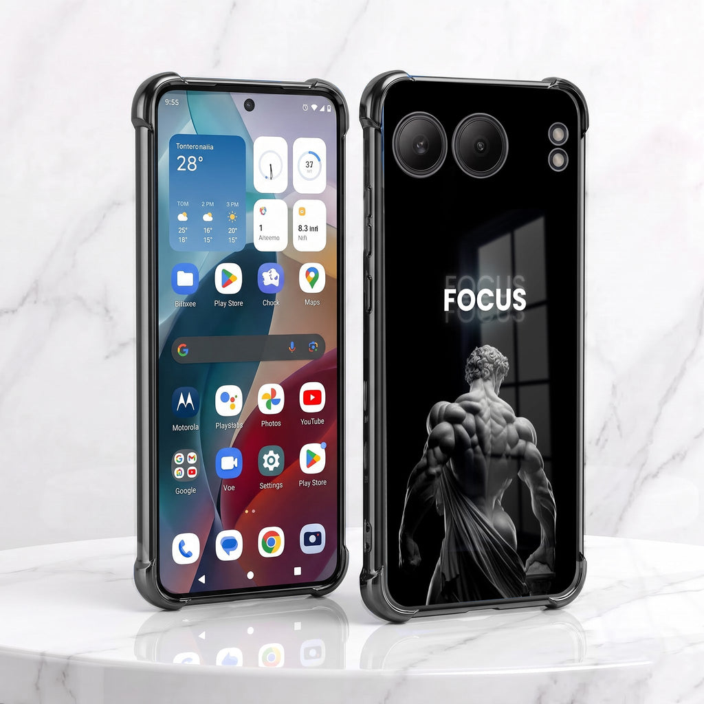One Plus Nord 4 5G Focus Black Airbags Printed Back Case