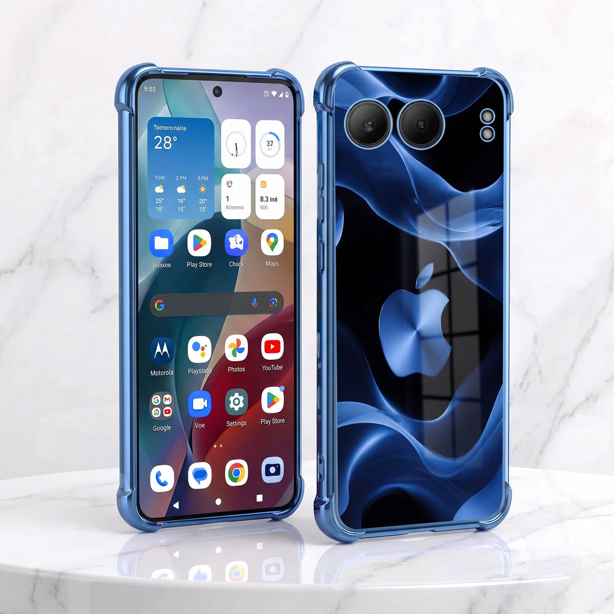 One Plus Nord 4 5G Premium Wave Blue Airbags Printed Back Case