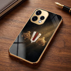 Oppo Reno 15 5G Royal Heritage Edition Gold Electroplated Glass Phone Back Case