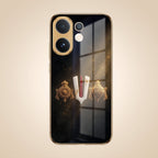 Vivo V60e 5G Royal Heritage Edition Gold Electroplated Glass Phone Back Case