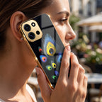 OnePlus Nord 6 5G Multi-Feather Peacock Gold Electroplated Glass Phone Back Case