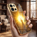 OnePlus Nord 6 5G Lakshmi Sacred Gold Electroplated Glass Phone Back Case