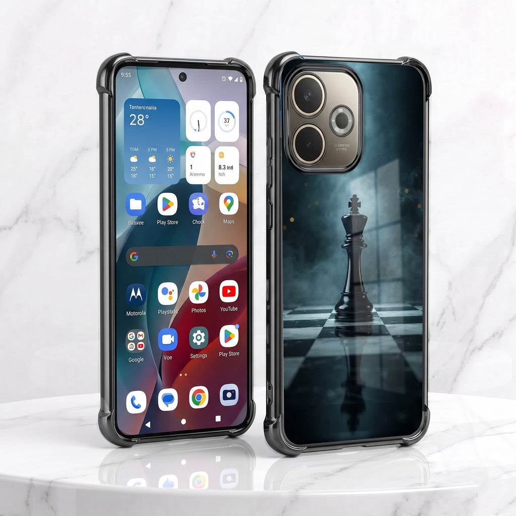 Oppo A5 Pro 5G Checkmate Black Airbags Printed Back Case