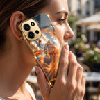 OnePlus Nord 6 5G Divine Hanuman Gold Electroplated Glass Phone Back Case