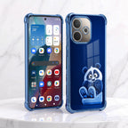 Oppo A5 Pro 5G Cute Panda Blue Airbags Printed Back Case
