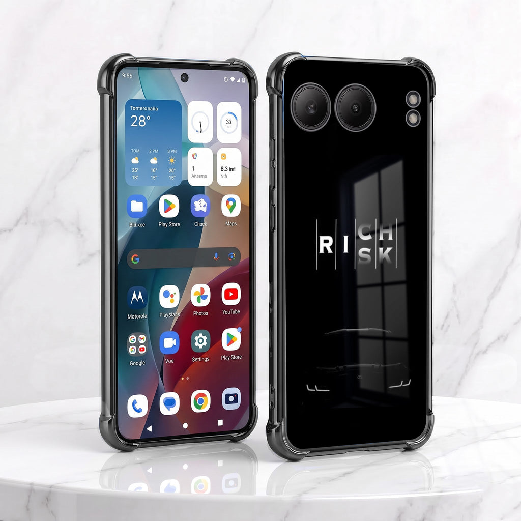 One Plus Nord 4 5G Midnight Risk Black Airbags Printed Back Case