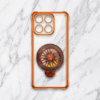 Motorola Edge 60 Pro 5G Stress Buster Wheel Rotating Airbag Cosmic Orange Case