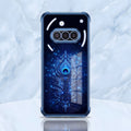 Nothing Phone 3a 5G Premium Peacock Feather Blue Airbags Printed Back Case