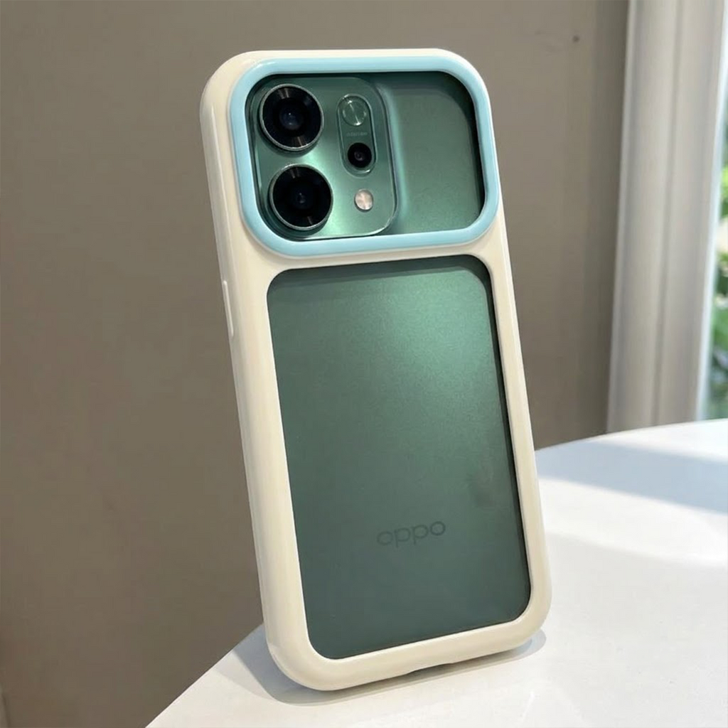 Oppo Reno 14 5G DIY Photo Frame Shockproof TPU Back Case