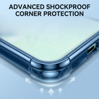 OnePlus Nord CE4 5G Anti-Yellow Electroplating Transparent Airbags Case