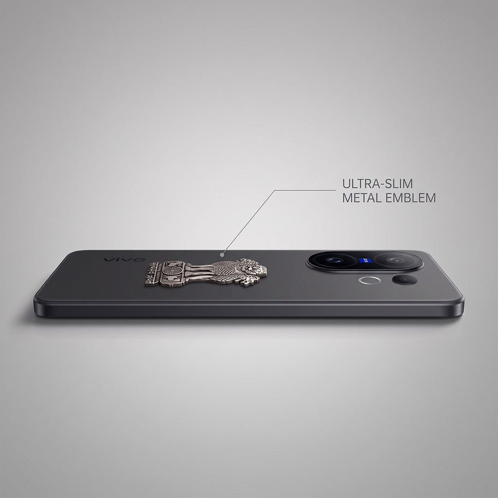 Vivo X200 FE 5G Compatible Satyamev Jayate 3D Metal Emblem Sticker