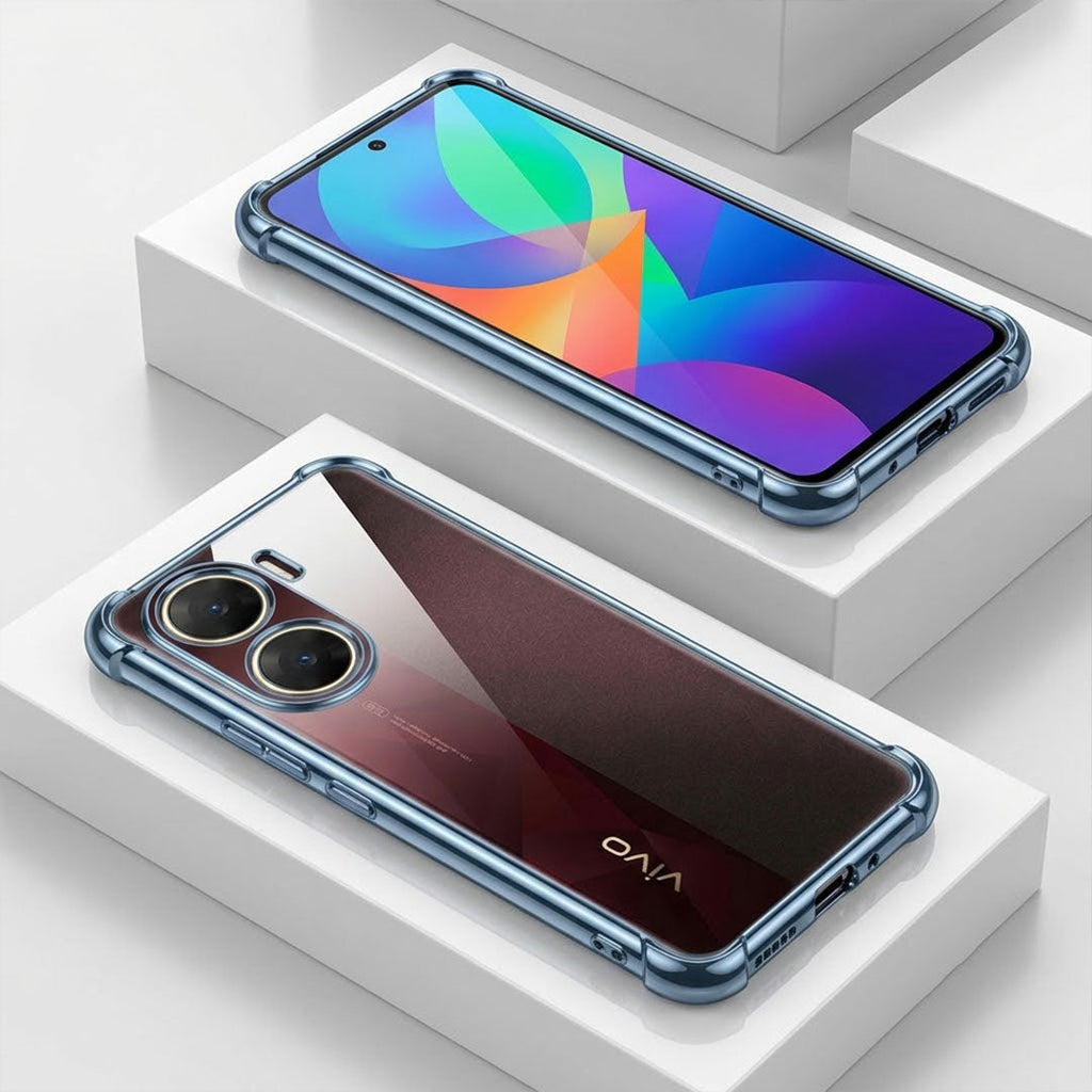 Vivo V29E 5G Anti-Yellow Electroplating Transparent Airbags Case