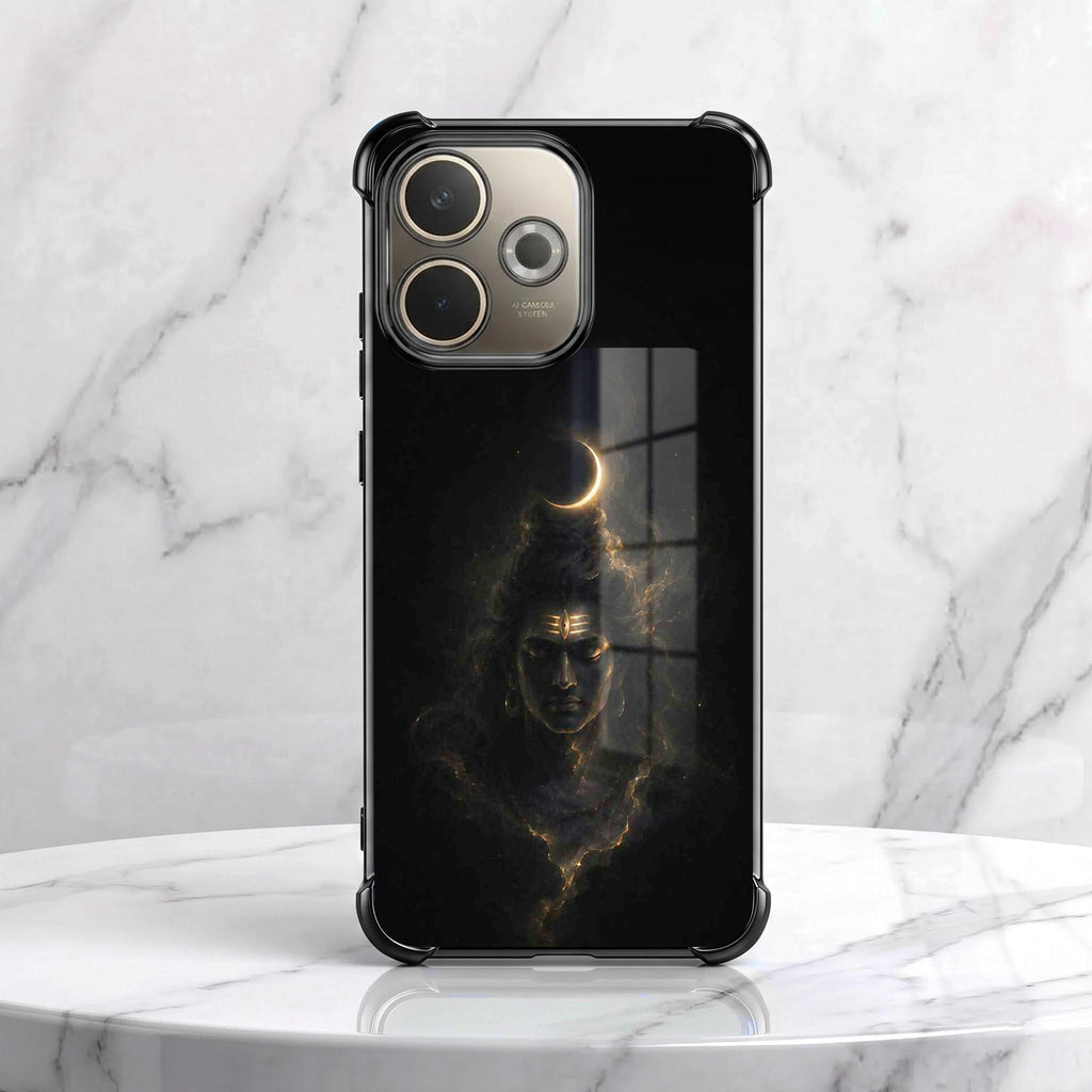 Oppo A5 Pro 5G Divine Mahadev Black Airbags Printed Back Case