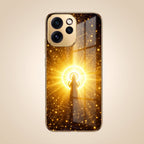 Oppo Reno 15 Pro Mini 5G Lakshmi Sacred Gold Electroplated Glass Phone Back Case