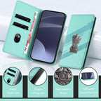 Oppo F29 Pro 5G Satyamev Jayate 3D Emblem Magnetic Flip Wallet Case