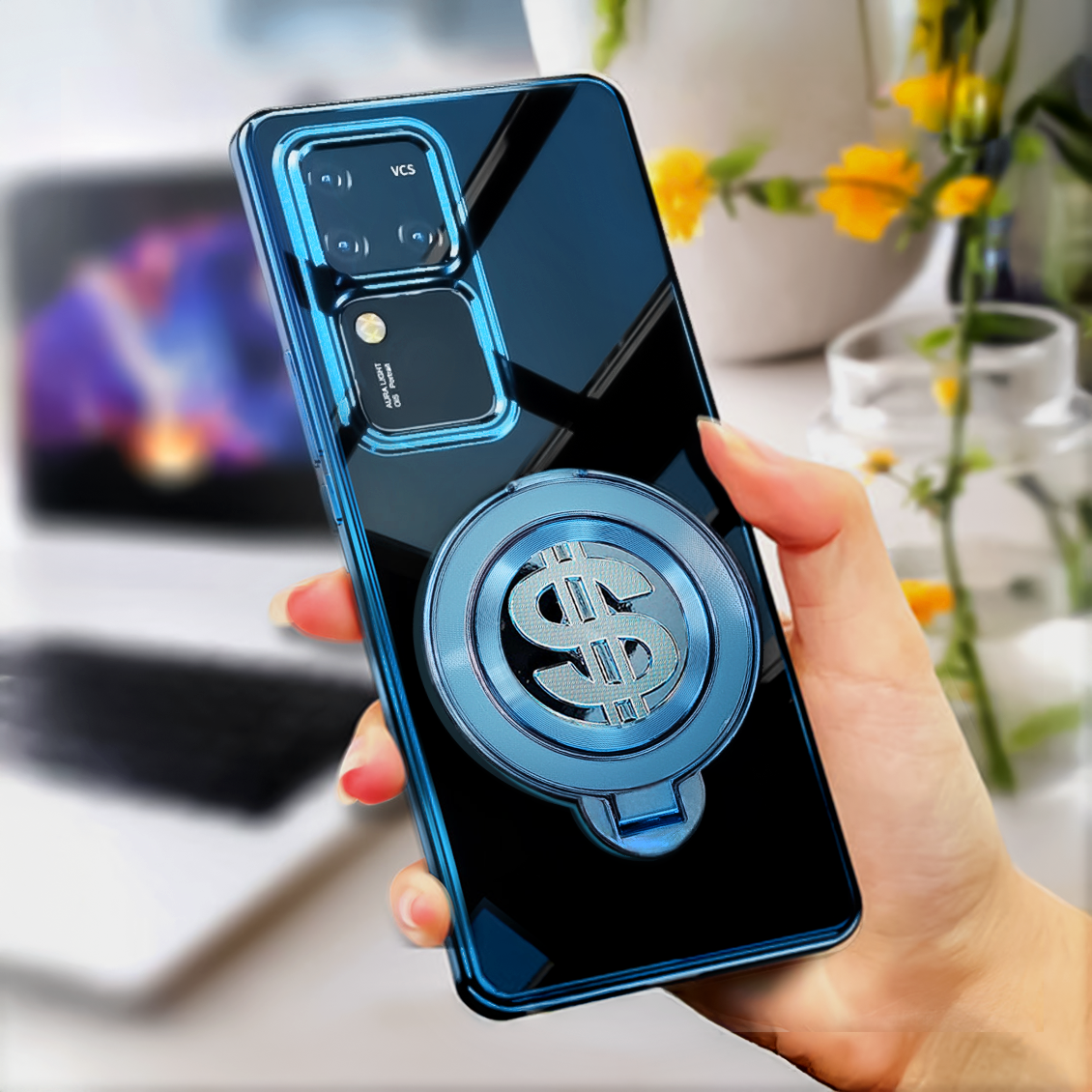 Vivo V30 Pro 5G Electroplating Dollar Case