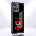 Motorola Edge 50 5G Don't Touch My Phone Black Airbags Printed Back Case