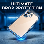 Vivo X200FE 5G Anti-Yellow Electroplating Transparent Airbags Case