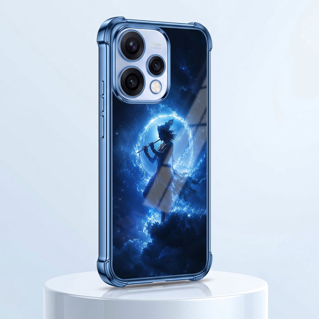 Oppo Reno 15 5G Lord Krishna Blue Airbags Printed Back Case