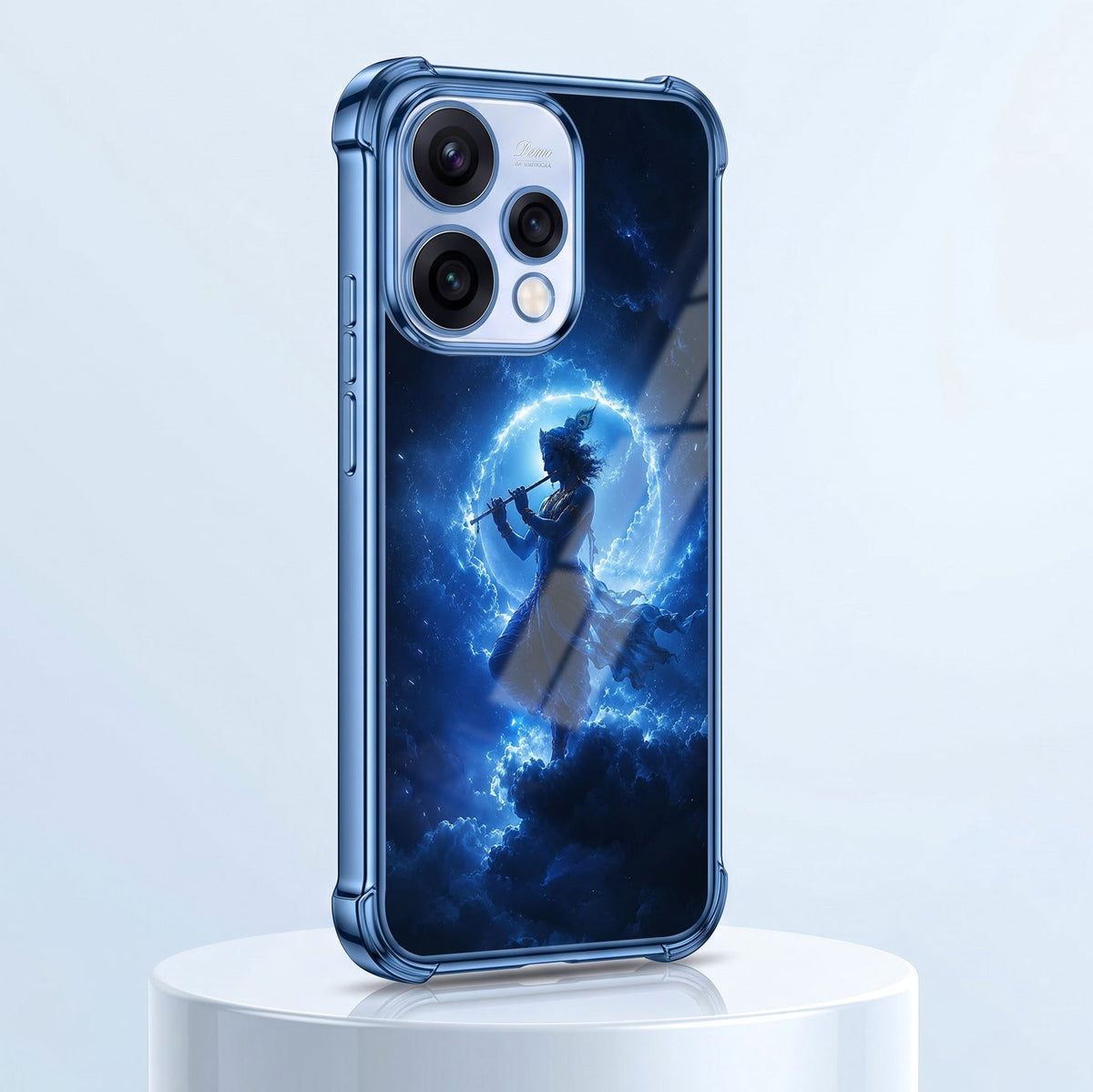 Oppo Reno 15 5G Lord Krishna Blue Airbags Printed Back Case