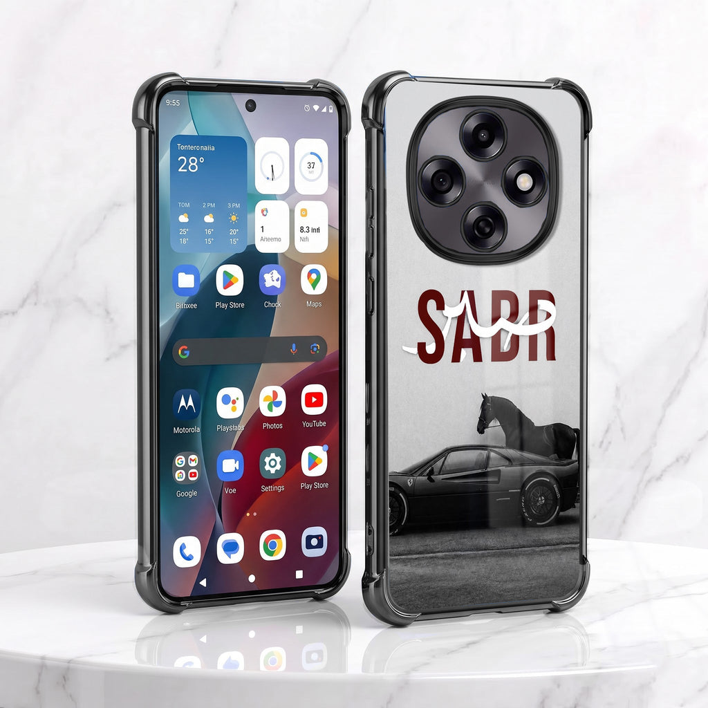 Oppo F31 Pro 5G SABR Black Airbags Printed Back Case