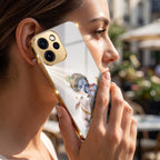 Oppo Reno 15 Pro Mini 5G Bal Krishna Blessings Gold Electroplated Glass Phone Back Case