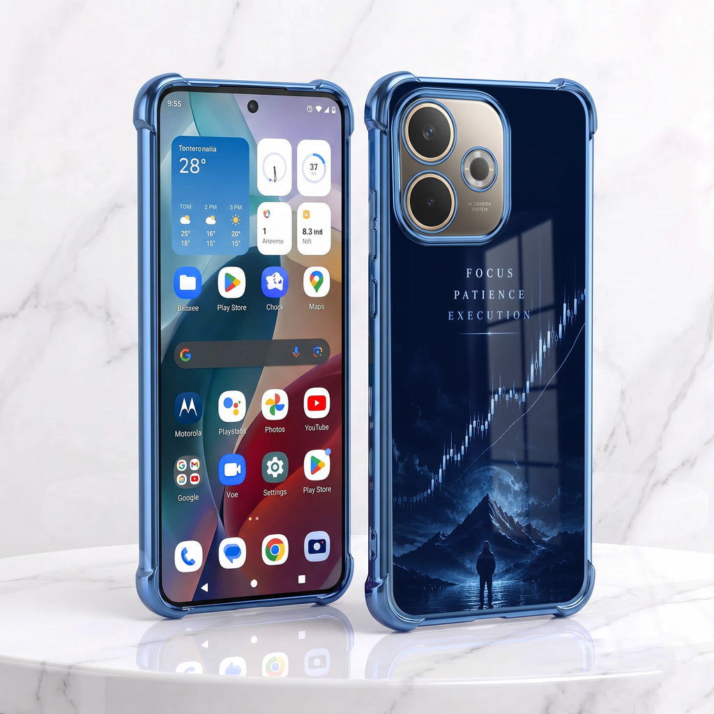 Oppo A5 Pro 5G Focus Blue Airbags Printed Back Case