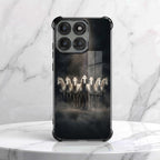 Motorola Edge 70 5G Running Horses Black Airbags Printed Back Case