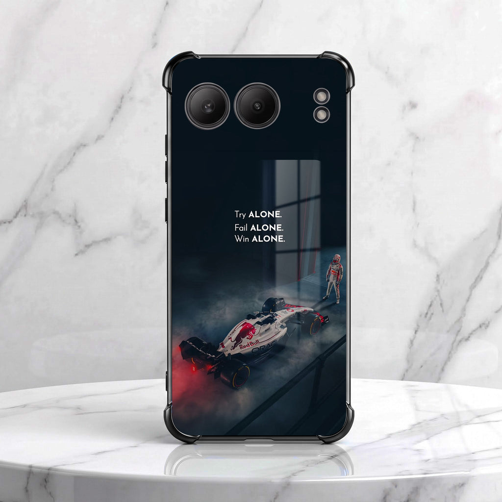 One Plus Nord 4 5G F1 Alone Black Airbags Printed Back Case